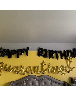 Balloons Happy Quarantine Birthday Balloon Decorations Banner Sign Backdrop Social Distancing Party Supplies Stay at Home Par...