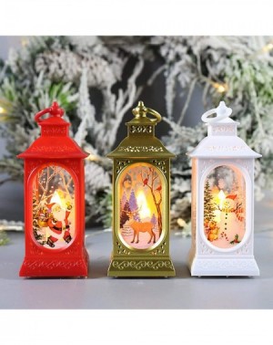 Sky Lanterns 1PCS Christmas Portable Lanterns- Colorful Night Lamp Lights LED Xmas Cute Santa Snowman Christmas Tree Merry Fl...