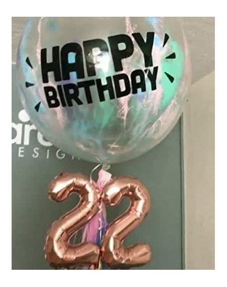 Balloons 16 Inch Rose Gold Balloons Letter A to Z Number 0 to 9 Foil Balloons for Wedding Prom Birthday Party Baby Shower Chr...