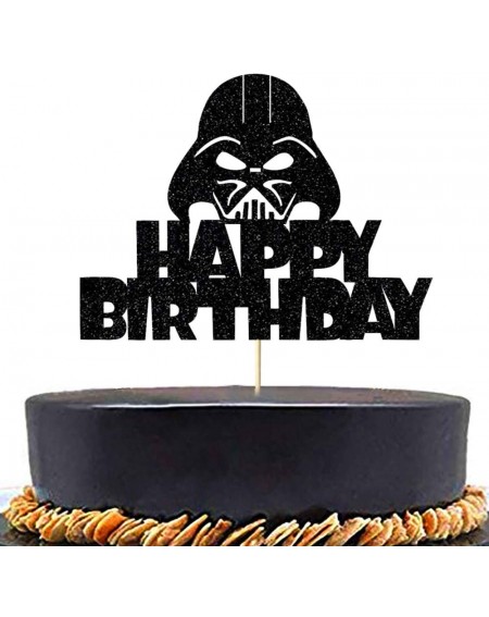 Cake & Cupcake Toppers Alien War Darth Vader Cake Topper Decoration Children's Birthday Party Decoration- Alien War Themed Pa...