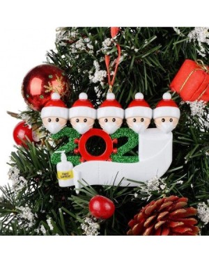 Ornaments Christmas Personalized Quarantine Ornament- 2020 Family Christmas Tree Hanging Ornaments Home Decor Xmas Gifts (Fam...