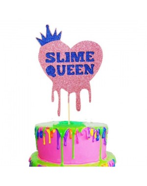 Cake & Cupcake Toppers Slime Queen Cake Topper for Slime Birthday Baby Shower Painting Party Art Themed Party Supplies Decora...