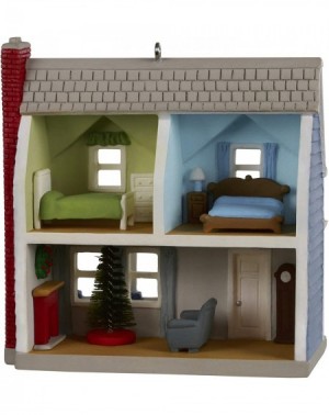 Ornaments Christmas Ornament 2020 Year-Dated- Nostalgic Houses and Shops Traditional Clapboard Two-Story Home - CQ195DNLT75 $...