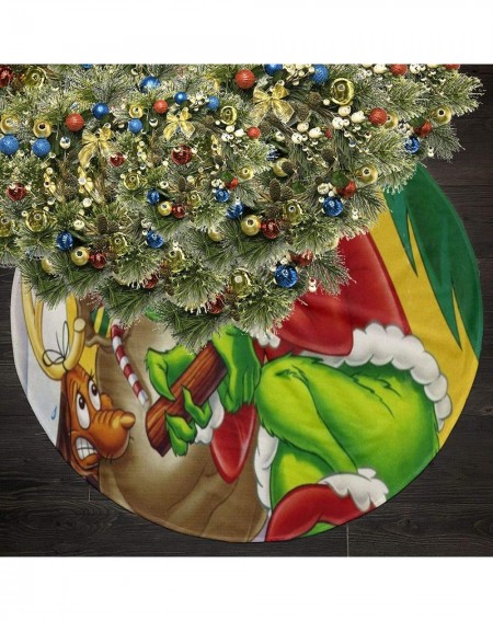 Tree Skirts How The Grinch Stole Christmas Christmas Tree Skirt 36 Inch Xmas Decorations and Halloween Ornaments - Grinch3 - ...