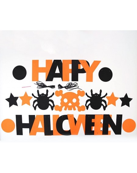 Banners & Garlands Happy Halloween Banners Kit Halloween Party Decorations - CC1867AXGWL $10.08