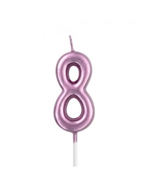 Birthday Candles Birthday Candles Number 8- Rose Gold - Number 8 - C218XWAHNTK $6.56