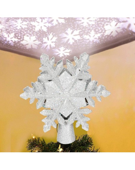 Christmas Snowflake Projector Decorations - Silver - CN192DWX2H0
