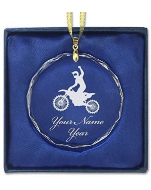 Ornaments Christmas Ornament- Motocross- Personalized Engraving Included (Round Shape) - C018Q0E203D $24.30