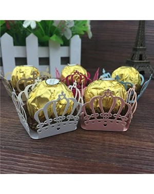 Favors 50pcs Crown Prince Paper Candy Bar Chocolate Packaging Bar Laser Cut Birtday Decoration Kids Party Supplies Wedding De...