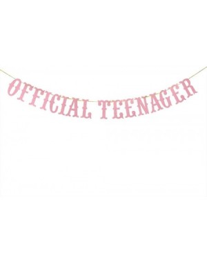 Banners Official Teenager Banner- Happy 13th Birthday Banner- Thirteen Years Old Birthday Party Sign- 13th Birthday Party Dec...
