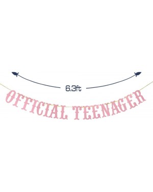 Banners Official Teenager Banner- Happy 13th Birthday Banner- Thirteen Years Old Birthday Party Sign- 13th Birthday Party Dec...