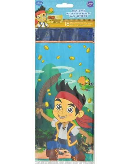 Favors 16 Count Disney Jake and The Never Land Pirates Treat Bags - C611ORPKXET $19.09