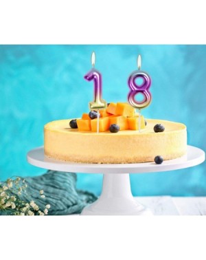 Birthday Candles 2.76" Large Birthday Candles 1st One Year Cake Baby Roman Cool Number Candle No 1 9 18 21 30 40 50 60 70 Cak...