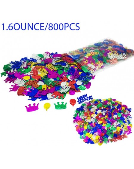 Confetti Happy Birthday Confetti-Foil Sprinkles Multicolor Birthday Sequins-Birthday Metallic for Birthday Party Supplies(Bir...