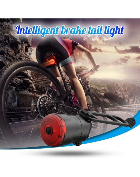 Swags Smart Bike Tail Light- 6 Mode USB Rechargeable Ultra Bright LED Bicycle Taillight for Road Mountain Bike- IPX6 Waterpro...