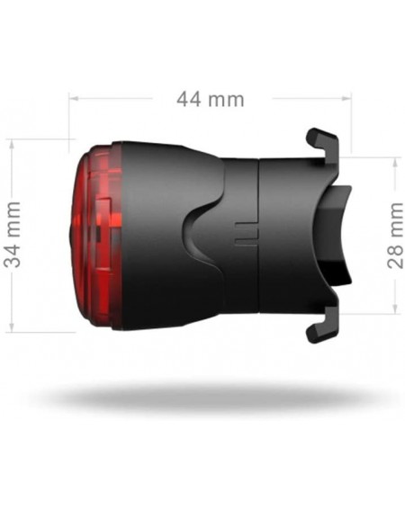 Swags Smart Bike Tail Light- 6 Mode USB Rechargeable Ultra Bright LED Bicycle Taillight for Road Mountain Bike- IPX6 Waterpro...
