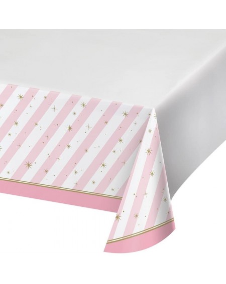 Tablecovers Border Print Plastic Tablecover- Twinkle Toes - CK12NS0BSPA $8.22