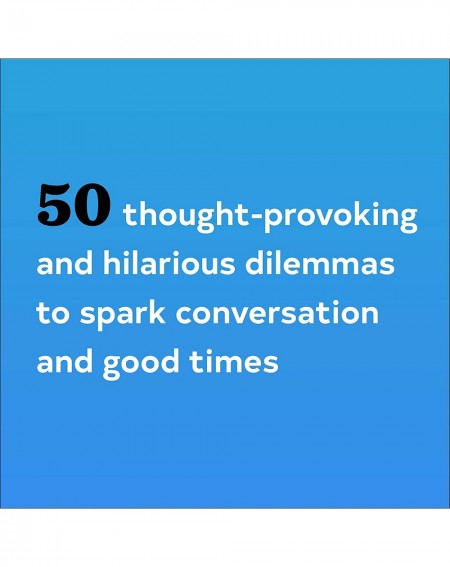 Party Games & Activities After Dinner Amusements Which Would You Choose? 50 Amusing Dilemmas (Dinner Party Conversation Card ...