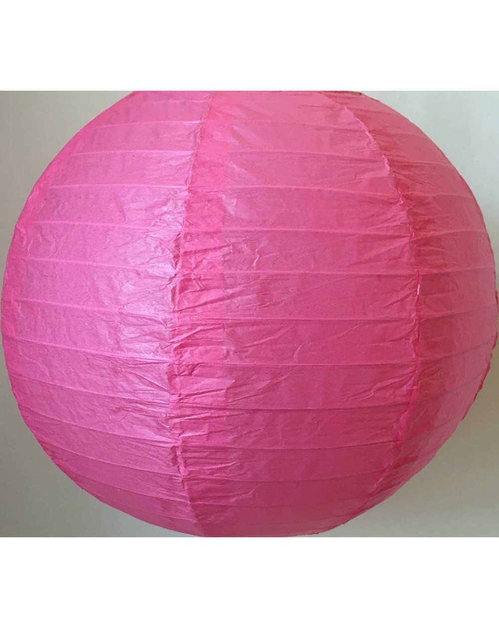 Banners & Garlands Round Paper Lanterns Lamp Wedding Birthday Party Decoration Available Sizes 4" to 18" (Hot Pink- 4"/10CM) ...