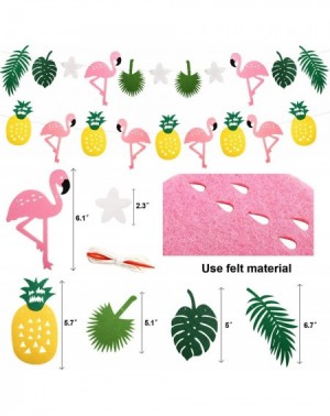 Balloons Summer Party Decoration 36PCS Set - Tropical Party Flamingo Pineapple Palm Leaves Garland Banners and Balloons- Hawa...
