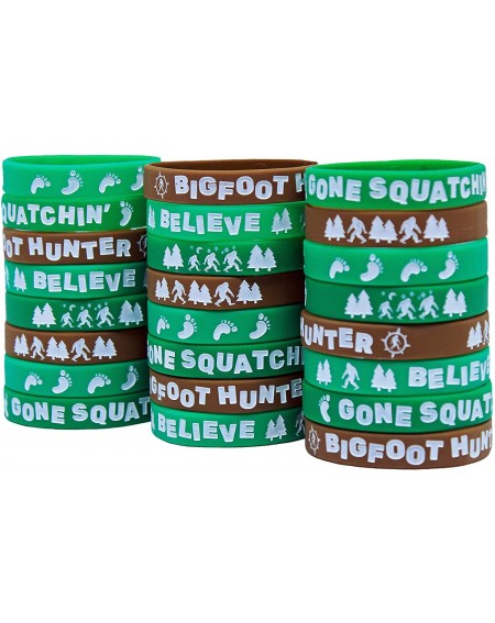 Party Favors Bigfoot Party Favors - Wristbands for Sasquatch Themed Parties - Pack of 24! - CE18ZO4DREK $25.19