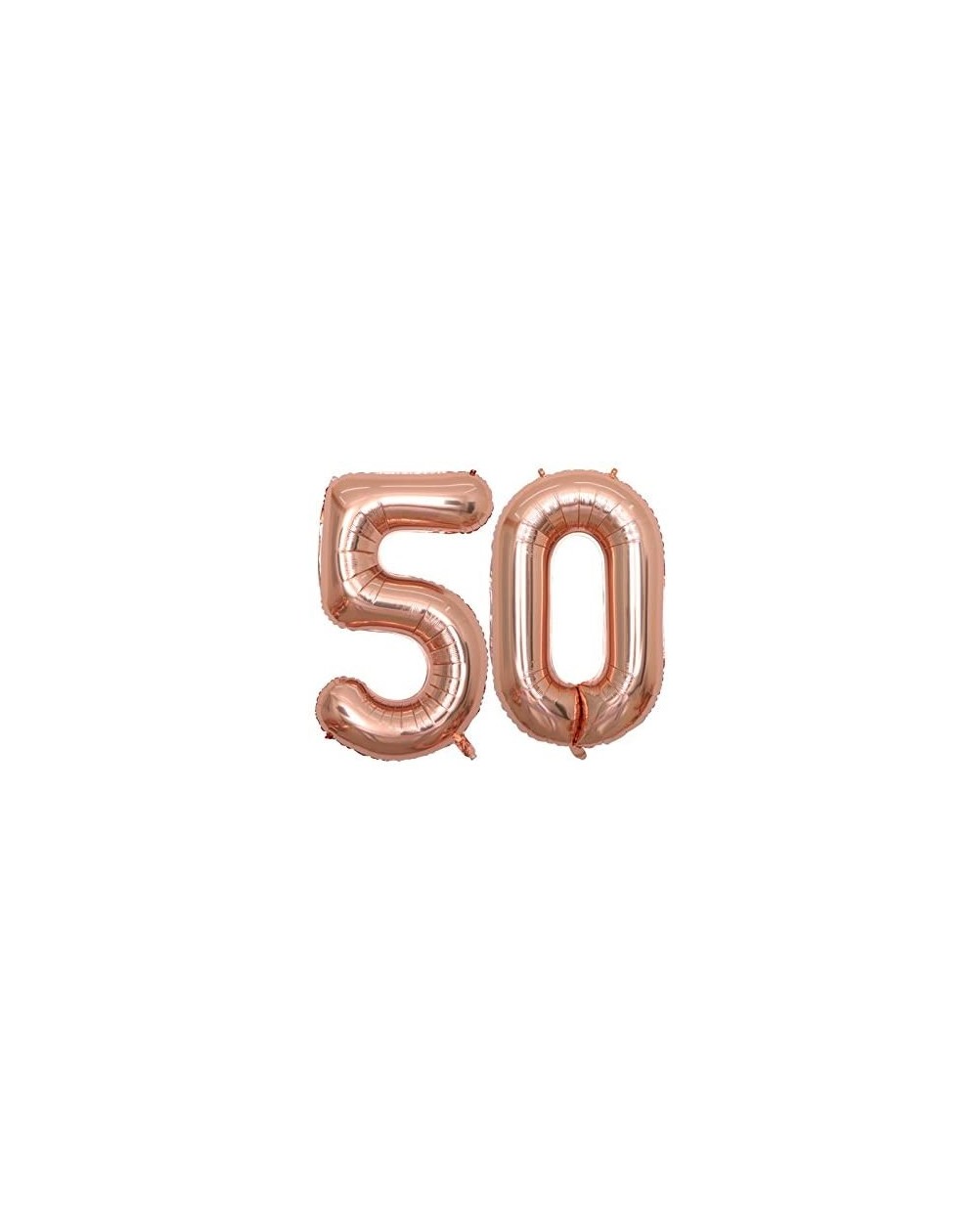 Balloons 40 inch Jumbo 50th Rose Gold Foil Balloons for Birthday Party Supplies-Anniversary Events Decorations and Graduation...