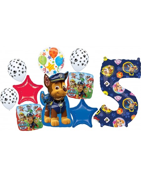 Balloons Paw Patrol Party Supplies 5th Birthday Balloon Bouquet Decorations - C8194DYAZOA $38.70