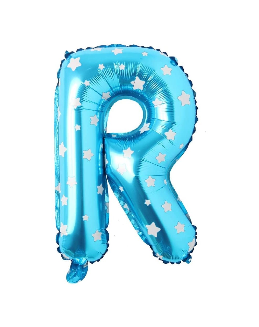 Balloons 16" inch Single Blue with Star Alphabet Letter Number Balloons Aluminum Hanging Foil Film Balloon Wedding Birthday P...