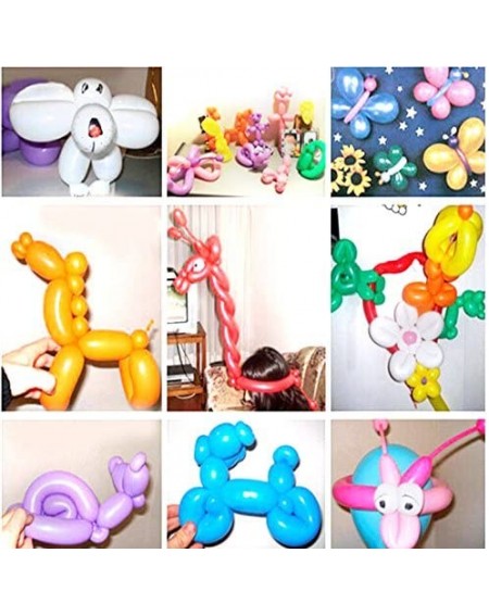 Balloons 200 PCS Latex Twisting Balloons 260Q Magic Balloons Assorted Color Long Balloons for Animal Shape Party- Birthdays- ...