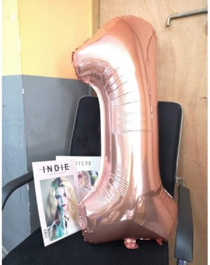 Balloons Large Foil Mylar Balloons 40 Inch Rose Gold Number 14 Balloons Giant Jumbo Birthday Balloons for Birthday Party Deco...
