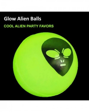 Party Favors Alien Glow Ball [24 Pack] Glow In The Dark Alien High-Bounce Ball 1.75" Diameter - Great Halloween Party Favors-...