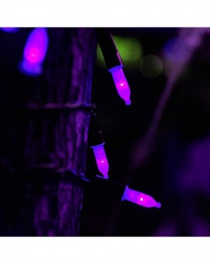 Outdoor String Lights 50 LED Battery Operated Halloween Lights 16 ft Mini String Lights- Waterproof Tree Lights with 8 Lighti...
