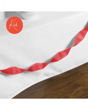Favors Classic Red Crepe Streamers - 500 Feet x 1.75 Inches - 1 Pack of Streamer Rolls - for First Birthdays- USA Parties- Va...