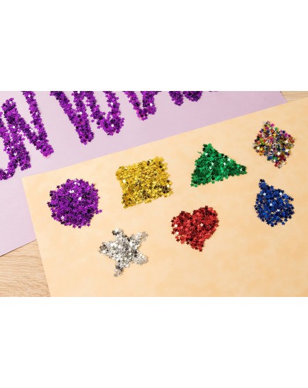 Confetti 7oz Star Confetti Glitter Star Table Confetti Metallic Foil Stars Sequin for DIY Crafts- Party- Wedding and Home Dec...