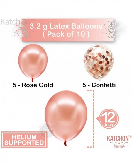 Balloons Rose Gold Number 5 balloon - foil mylar Rose Gold Balloons Party Decorations rose gold party supplies for Engagement...