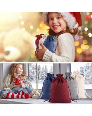 Advent Calendars Christmas Advent Calendar 2020- 24 Days Burlap Hanging Advent Calendars Christmas Candy Gift Bags Drawstring...