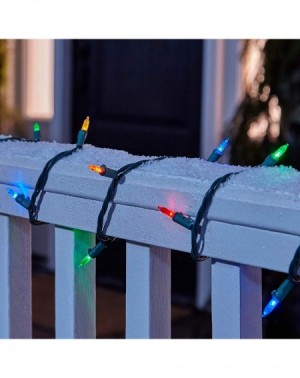 Outdoor String Lights Premium Mini LED Christmas Lights - 70 Multi-Color String Lights - Indoor & Outdoor - 23.6-Foot Strand ...