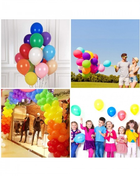 Balloons 112 PCS 12 Inches Assorted Color Balloons Large Thick Big Round Bulk for Kids Birthday Graduation Wedding Party Hall...