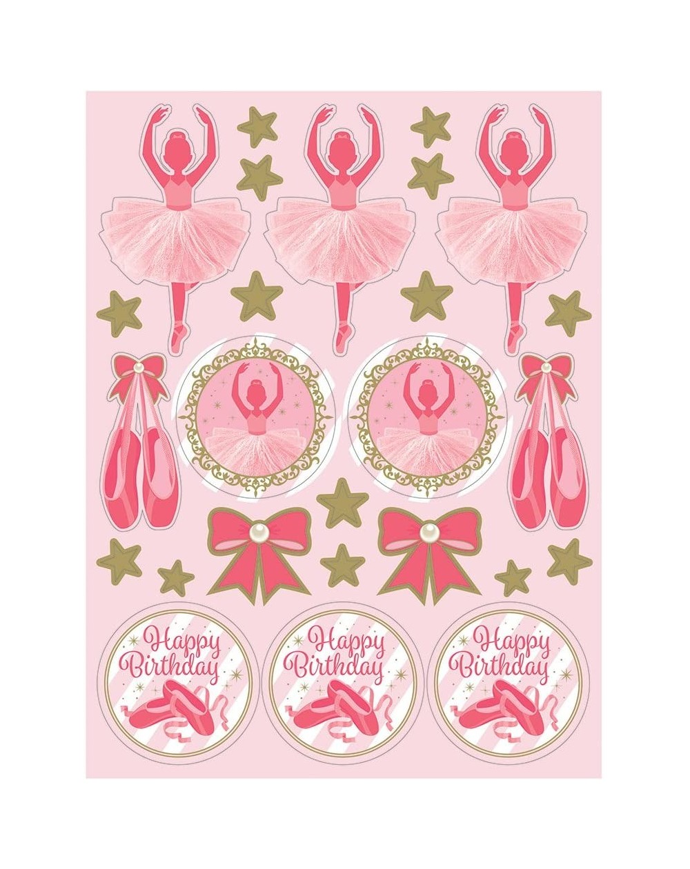Tablecovers 48-Count Sticker Sheets Twinkle Toes- 1 - Sticker Sheets - CJ185N9KHYZ $12.09