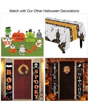 Banners & Garlands Halloween Decorations Outdoor - Boo and Spooky Halloween Signs for Front Door or Indoor Home Decor - Porch...