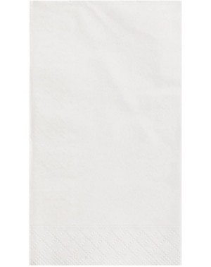 Tableware Unique Industries- Disposable Paper Guest Napkins- DIY Party Supplies - White- Pack of 20 - White - CR116DDSH6J $8.06
