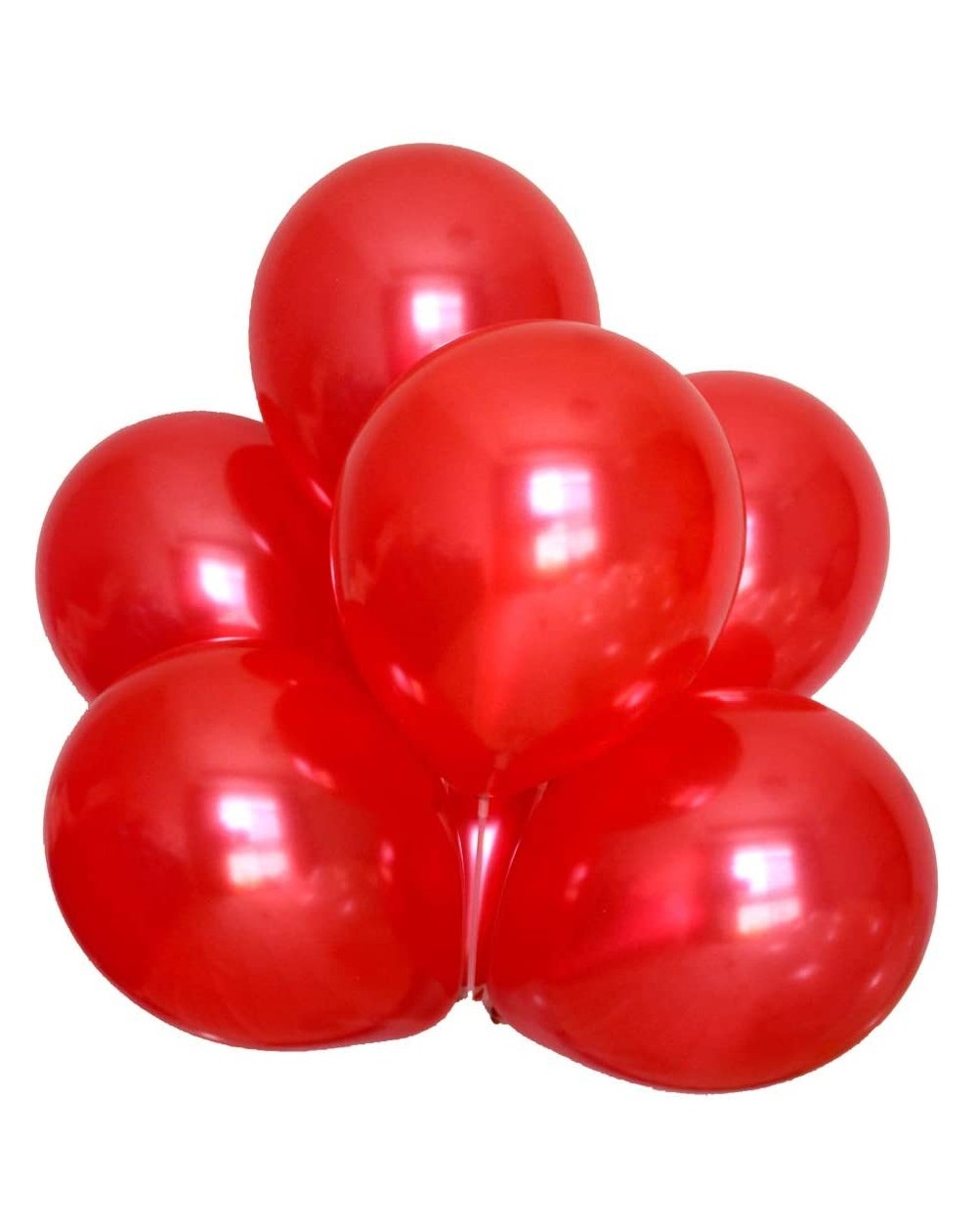 Balloons Balloon 12 inch red Pearlized/Metallic Balloon for Party Decoration- 100 Pieces Packing (red) - Red - C8196Z02XE5 $1...