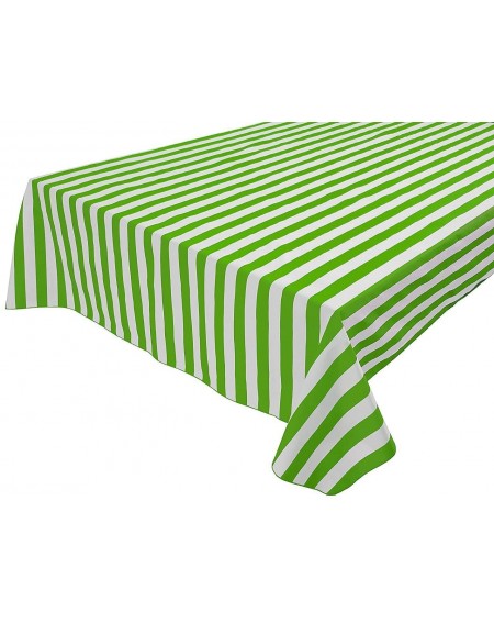 Tablecovers 2 Pcs Striped Plastic Print Tablecloths Disposable Table Cover Thickened Rectangle Tablecover- Kitchen Picnic Wed...