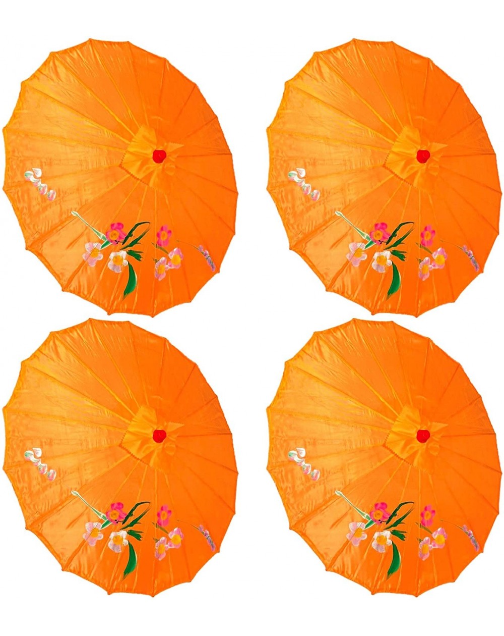 Favors PACK OF 4 Japanese Chinese Kids Size 22" Umbrella Parasol For Wedding Parties- Photography- Costumes- Cosplay- Decorat...