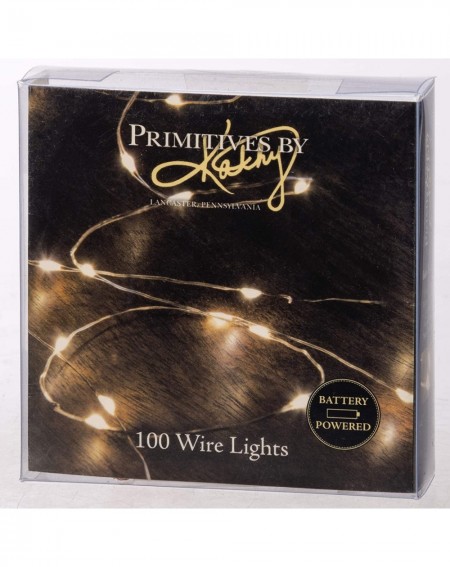 Indoor String Lights 29289 17.5 Feet Long Battery Operated Micro Wire String Lights with Timer- Clear - Clear - CD1869320DL $...