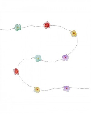 Indoor String Lights 20 Multi Colored Rose Flower Battery Operated Micro LED Silver Wire Outdoor String Lights - CM19482E2Z9 ...