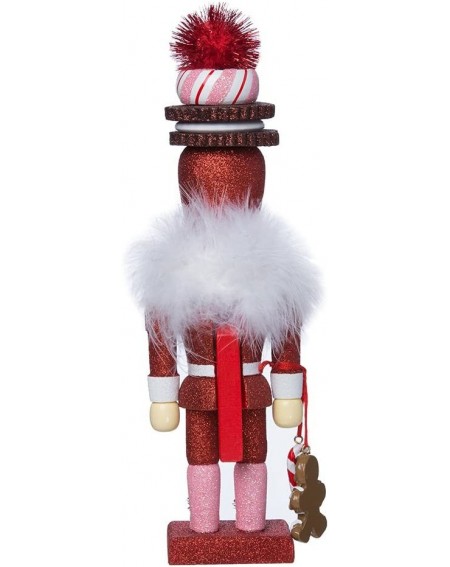 Nutcrackers 12-Inch Hollywood Red Gingerbread Nutcracker with Cookie Hat - CS118OEDHJH $51.39