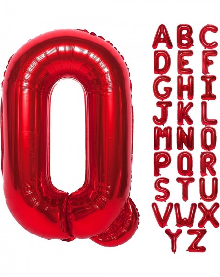 Balloons Letter Balloons 40 Inch Giant Jumbo Helium Foil Mylar for Party Decorations Red Q - Letter Q - CT19CDCXL2N $16.75