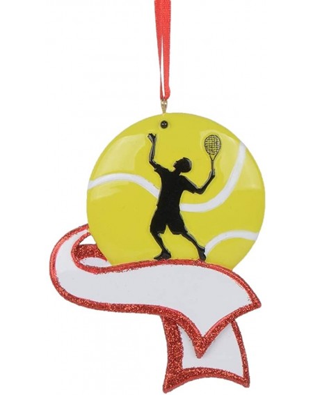 Ornaments Personalized Sports Fan Christmas Ornament for Tree - Men's Tennis Ball - CL18Y2R2TR2 $21.39