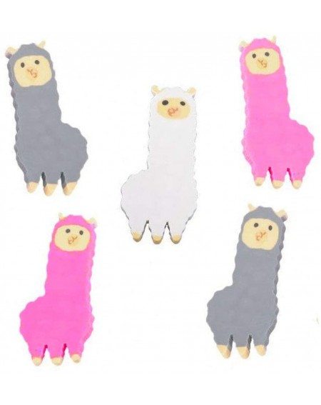 Party Favors Alpaca Animal Rubber Erasers - Classroom Party Favor Pack - Assorted Colors - For Birthdays or School Treat Bags...